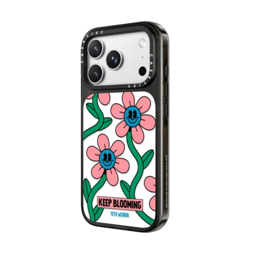 Keep Blooming | iPhone 18 Pro Max / Impact Case MagSafe Compatible - Glossy / Glossy Black | Image 2