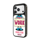 Less Work | iPhone 18 Pro Max / Impact Case MagSafe Compatible - Glossy / Glossy Black | Image 2