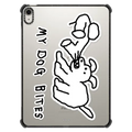 MY DOG BITES STICKER | iPad Air 11-inch (M2 - M4) / iPad Impact Case / Black | Image 1
