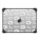 MY DOG BITES PATTERN | MacBook Pro 14-inch (M1 - M5) / MacBook Bounce Case / Black | Image 2