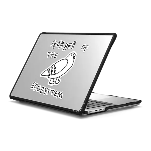 ECOSYSTEM BIRD | MacBook Pro 14-inch (M1 - M5) / MacBook Impact Case / Black | Image 1