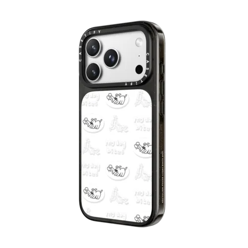 MY DOG BITES PATTERN | iPhone 18 Pro Max / Impact Case MagSafe Compatible - Glossy / Glossy Black | Image 2