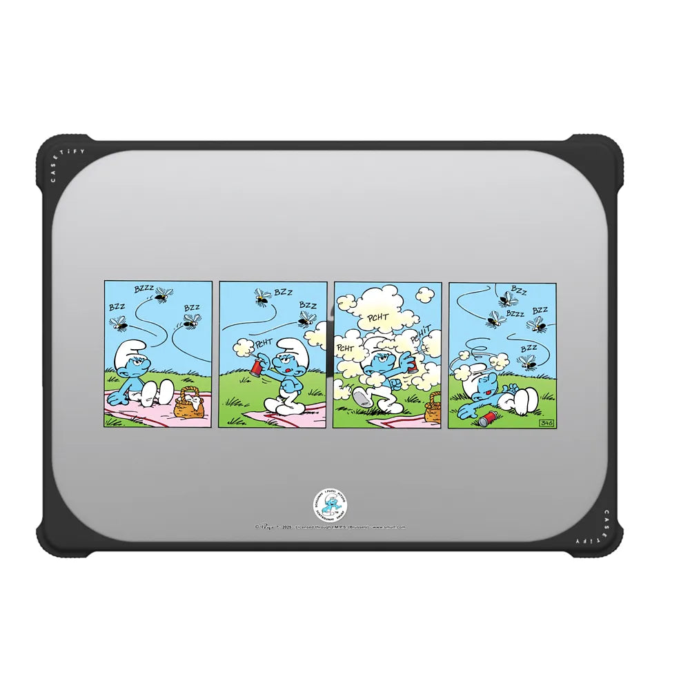 The Smurfs Comic Laptop Case | Image 1