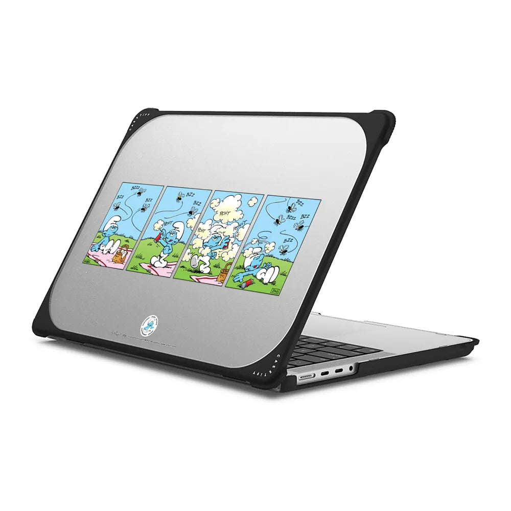The Smurfs Comic Laptop Case