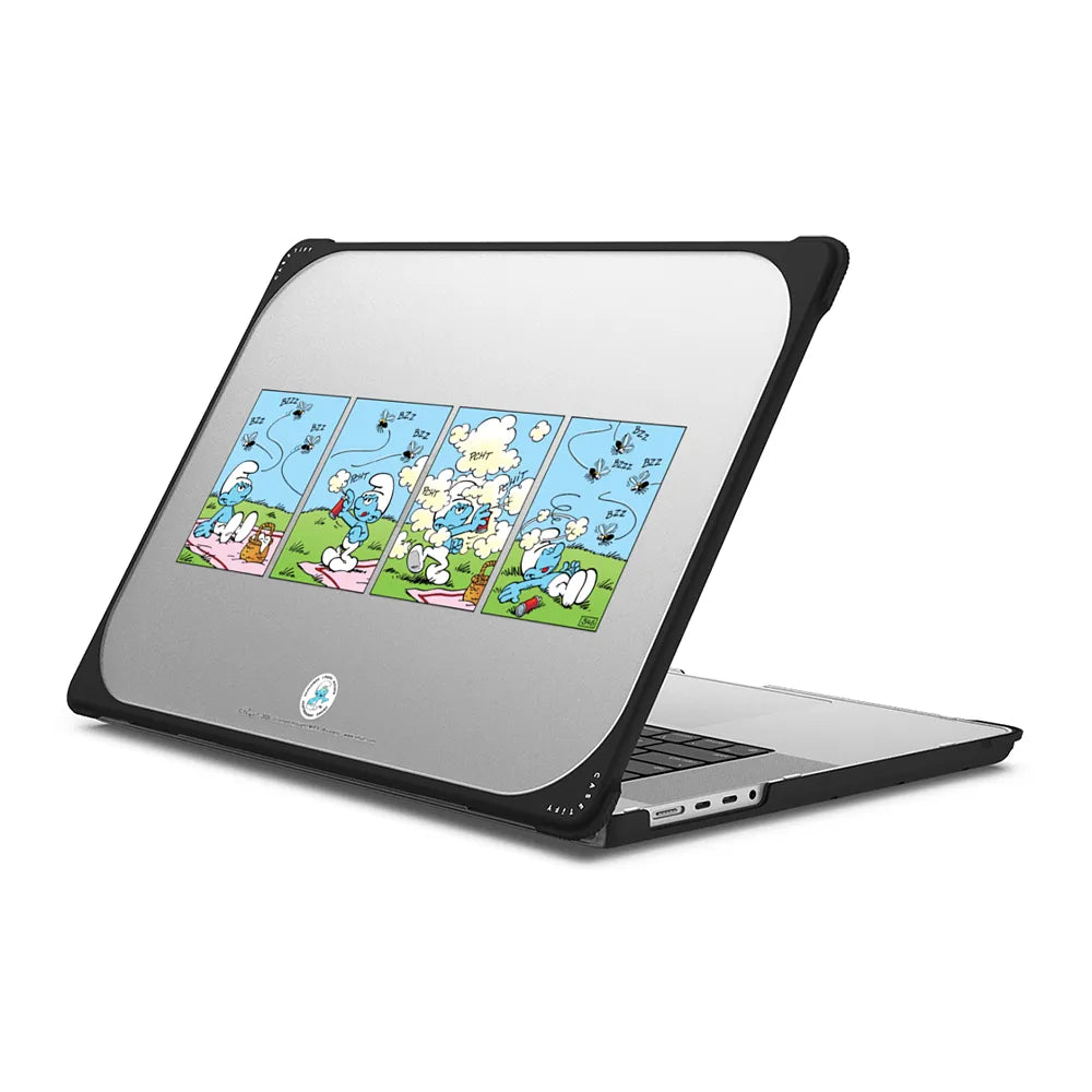 The Smurfs Comic Laptop Case