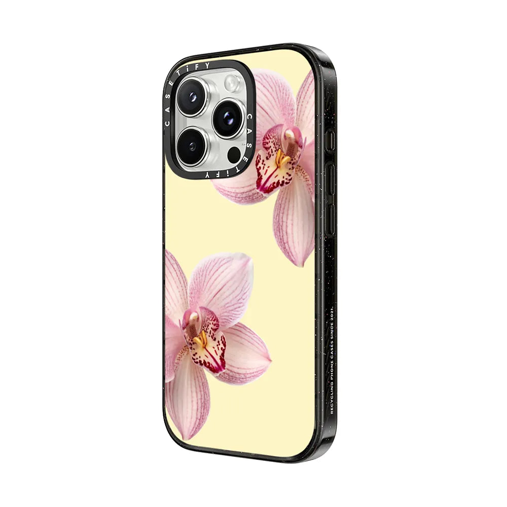 Orchidia (Yellow Background)