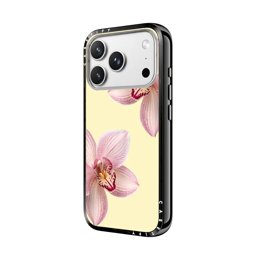 Orchidia (Yellow Background)