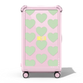 Custom Suitcase | 29" Check-In Trunk Suitcase / Bounce Suitcase / Glossy Primrose Pink | Image 1