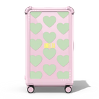 Custom Suitcase | 29" Check-In Trunk Suitcase / Bounce Suitcase / Glossy Primrose Pink | Image 1