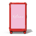 Custom Suitcase | 29" Check-In Trunk Suitcase / Bounce Suitcase / Cherry Red | Image 1