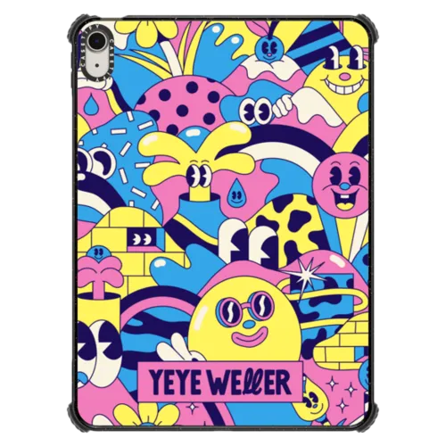 Kool Kolor | iPad Air 11-inch (M2 - M4) / iPad Impact Case / Black | Image 1