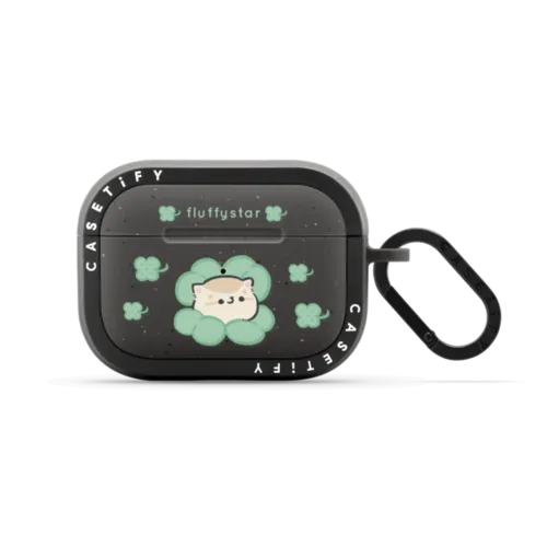 Lucky Clover Bobo | AirPods Pro 2 / Earbuds Bounce Case / Matte Charcoal | Image 1
