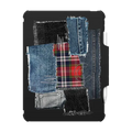Plaid Disorder Tablet Case | iPad Air 11-inch (M2 - M4) / iPad Impact Folio Case / Black | Image 1