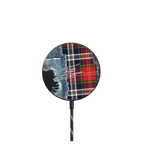 Plaid Disorder PowerThru Magnetic Wireless Charger |   / PowerThru Magnetic Wireless Charger MagSafe Compatible / Black | Image 1