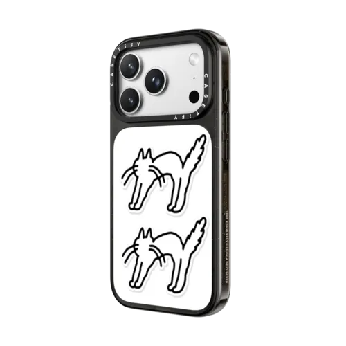 ANGRY CAT | iPhone 18 Pro Max / Impact Case MagSafe Compatible - Glossy / Glossy Black | Image 2