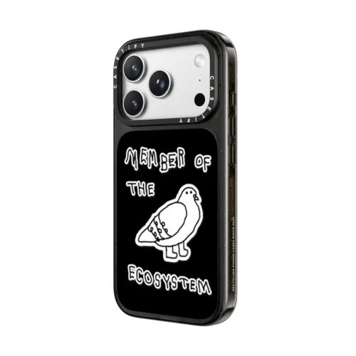 ECOSYSTEM BIRD | iPhone 18 Pro / Impact Case MagSafe Compatible - Glossy / Glossy Black | Image 2