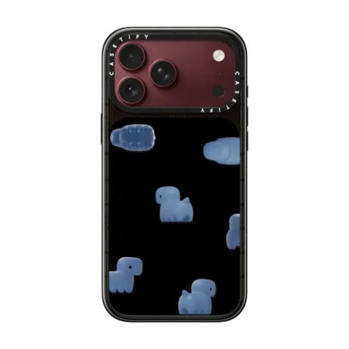 RARA Comfort-giving Carnivorous Dinosaur | iPhone 18 Pro Max / Impact Case MagSafe Compatible - Glossy / Glossy Black | Image 1