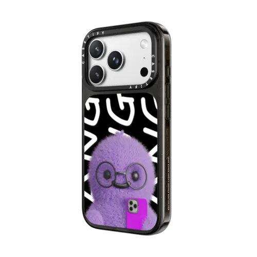 TANG in Glasses | iPhone 18 Pro Max / Impact Case MagSafe Compatible - Glossy / Glossy Black | Image 2