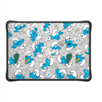 The Smurfs Jumbled Pattern Laptop Case | MacBook Air 13-inch (M1 / Intel) / MacBook Impact Case / Black | Image 2