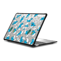 The Smurfs Jumbled Pattern Laptop Case | MacBook Air 13-inch (M1 / Intel) / MacBook Impact Case / Black | Image 1