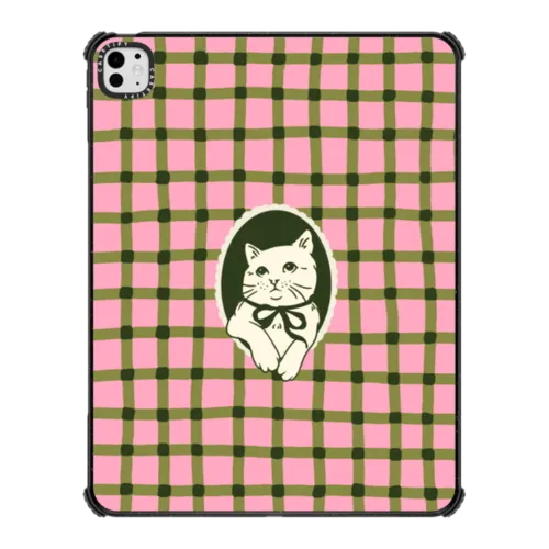 Kitty frame | iPad Pro 13-inch (M4/M5) / iPad Impact Case / Black | Image 1
