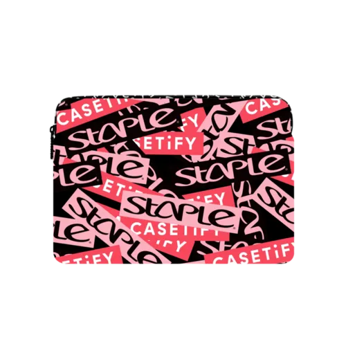 STAPLE Logo, Logo, Logo! Laptop Sleeve | Large (16") / Impact Laptop Sleeve / Multicolor | Image 1