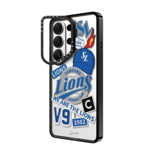 LIONS Collage Case | Galaxy S26 Ultra / Impact Ring Stand Magnetic Case / Black | Image 2