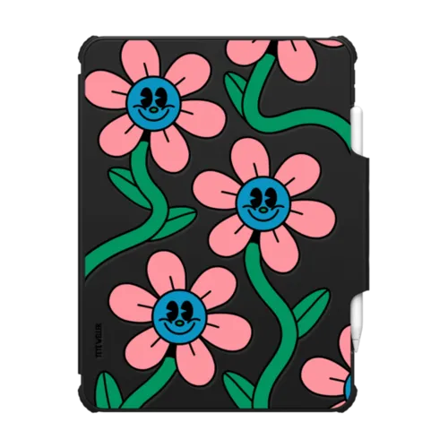 Keep Blooming | iPad Air 11-inch (M2 - M4) / iPad Impact Folio Case / Black | Image 1