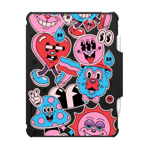 Stay Weird | iPad Air 11-inch (M2 - M4) / iPad Impact Folio Case / Black | Image 1