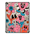 Stay Happy | iPad Air 13-inch (M2 - M4) / iPad Impact Case / Black | Image 1