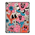 Stay Happy | iPad Air 13-inch (M2 - M4) / iPad Impact Case / Black | Image 1