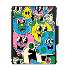 Spread Smiles | iPad Air 13-inch (M2 - M4) / iPad Impact Folio Case / Black | Image 1