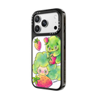 Rinkle & Ichigone: Strawberry Promise Phone Case | iPhone 18 Pro Max / Impact Case MagSafe Compatible - Glossy / Glossy Black | Image 2