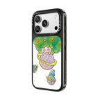 Rinkle & Water Rabbit: Star Keepers Phone Case | iPhone 18 Pro Max / Impact Case MagSafe Compatible - Glossy / Glossy Black | Image 2