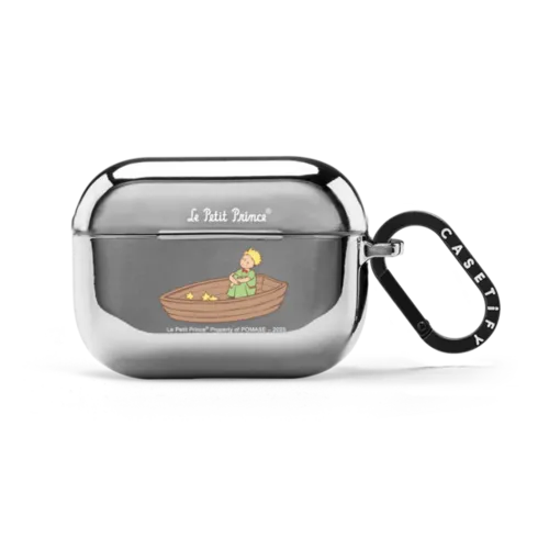 Le Petit Prince Earbuds Case | AirPods Pro 2 / Earbuds Mirror Case / Silver | Image 1