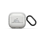 Le Petit Prince Elephant Earbuds Case | AirPods 4 & 5 / Earbuds Impact Case / Frost | Image 1