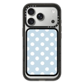 Cloudy Day Dots Cardholder Stand | Snappy Cardholder Stand / Snappy Cardholder Stand MagSafe Compatible / Black | Image 1