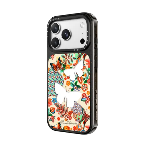 Butterfly Haven Phone Case | iPhone 18 Pro Max / Impact Case MagSafe Compatible - Glossy / Glossy Black | Image 2