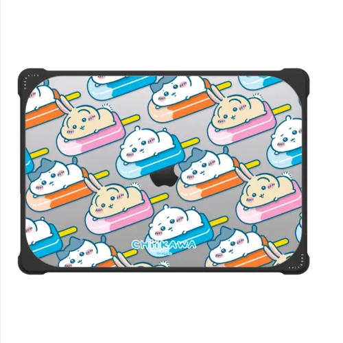 Chiikawa Chillin' Trio Ice Pop Laptop Case | MacBook Pro 16-inch (M1 - M5) / MacBook Bounce Case / Black | Image 2