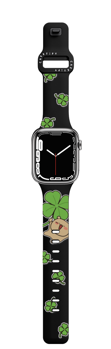 Wadadabear Lucky Moment Watch Band | Apple Watch Series 7-9 (45mm) / Impact Band / Black | Image 1
