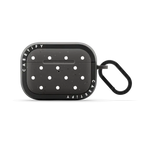 Classic Dottie Earbuds Case | AirPods Pro 2 / Earbuds Bounce Case / Matte Charcoal | Image 1