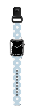 Cloudy Day Dots Watchband | Apple Watch Series 7-9 (45mm) / Impact Band / Black | Image 1