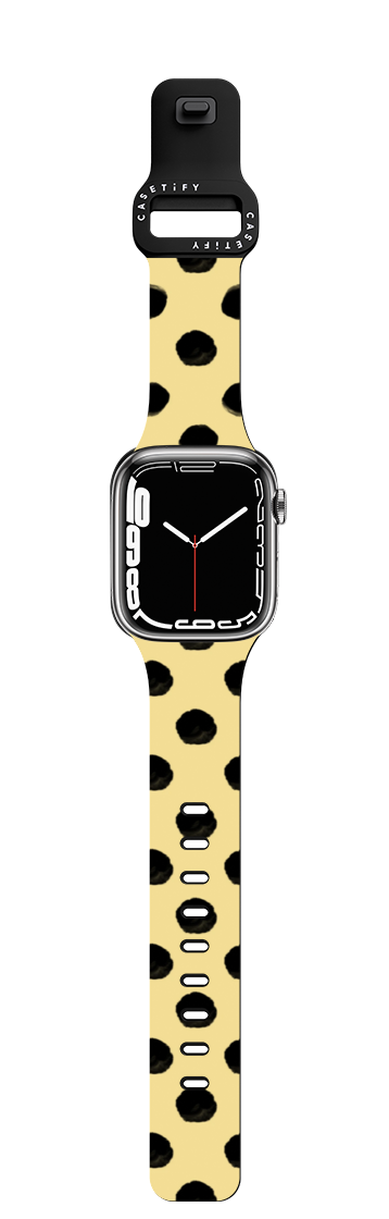 Buttercream Bliss Watchband | Apple Watch Series 7-9 (45mm) / Impact Band / Black | Image 1