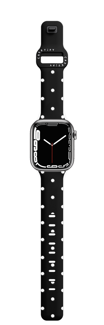 Classic Dottie Watchband | Apple Watch Series 11 & 12 (42mm) / Impact Band / Black | Image 1