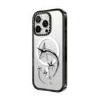 Metallic Star | iPhone 16 Pro Max / Impact Case MagSafe Compatible / Black | Image 2