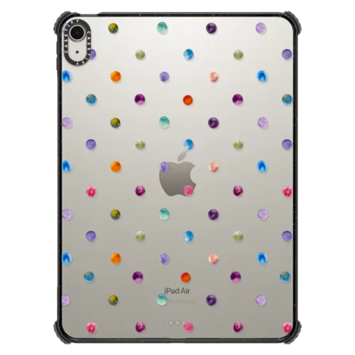 Palette of Dots Tablet Case | iPad Air 11-inch (M2 - M4) / iPad Impact Case / Black | Image 1