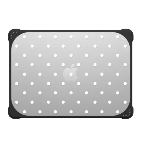 Classic Dottie Laptop Case | MacBook Air 13-inch (M2 - M5) / MacBook Bounce Case / Black | Image 2