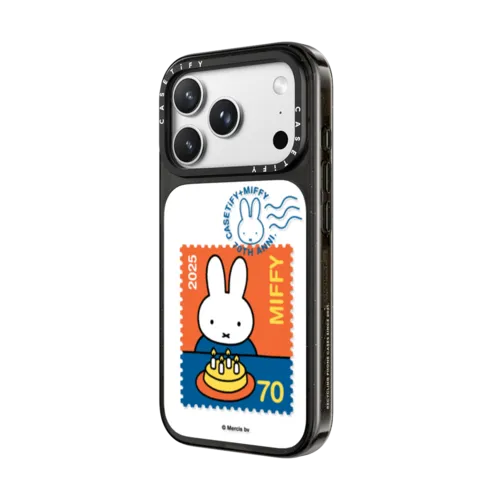 Birthday Miffy Case | iPhone 18 Pro Max / Impact Case MagSafe Compatible - Glossy / Glossy Black | Image 2