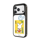 Miffy 1955 Postmark Case | iPhone 18 Pro Max / Impact Case MagSafe Compatible - Glossy / Glossy Black | Image 2