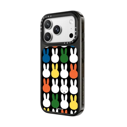 Miffy Classic Pattern Case | iPhone 18 Pro Max / Impact Case MagSafe Compatible - Glossy / Glossy Black | Image 2